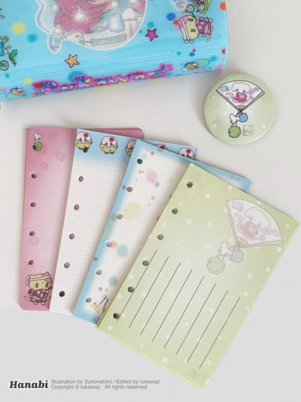 Rukawaz x Niaoniaoyi Co-branded Original Goldfish-patterned A7 Refill Pages