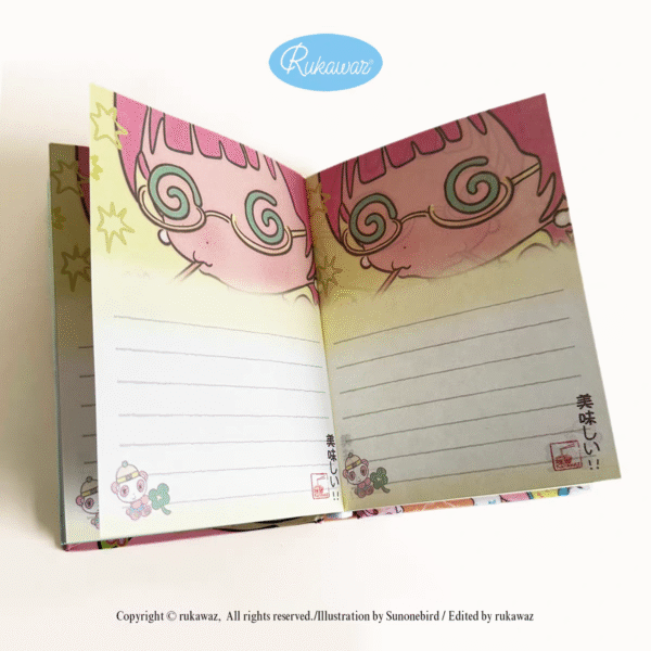 Rukawaz x Niaoniaoyi Co - branded Original Xiaolongbao A6 Hand Account Book