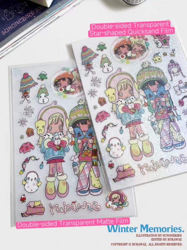 RUKAWAZ x Niaoniaoyi Original - designed A6 Stickers