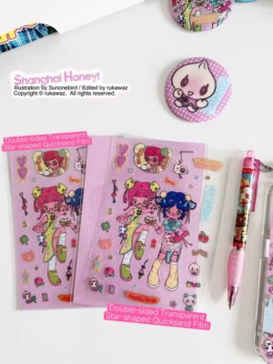 RUKAWAZ x Niaoniaoyi Original - designed A6 Stickers