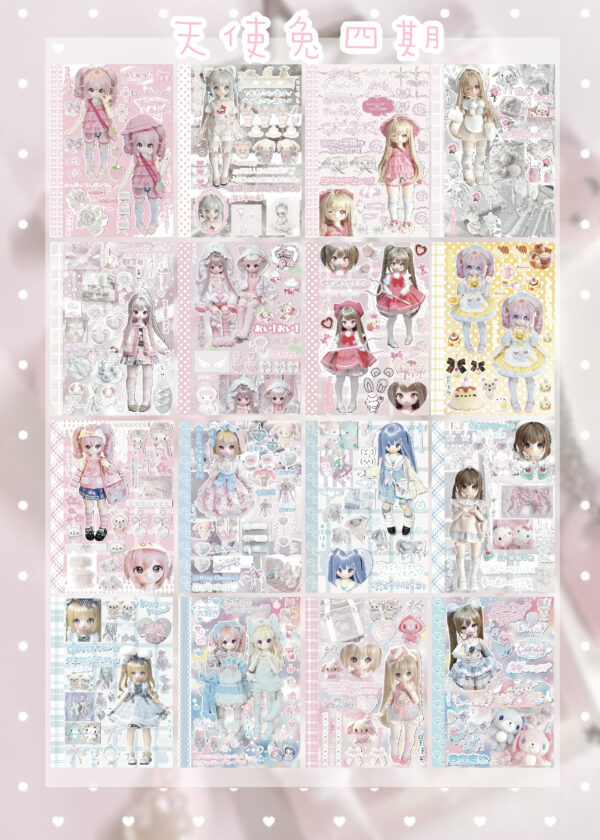 7.Angel Rabbit Phase 4 Sticker Book