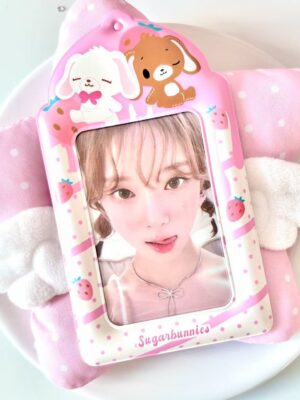 Dessert Rabbit card holder, matte lamination