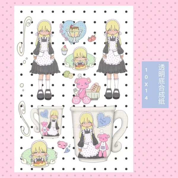 Mimi Corn Pie original stickers collection.88 each