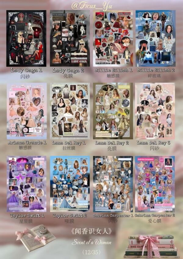 24.scent of a woman sticker book