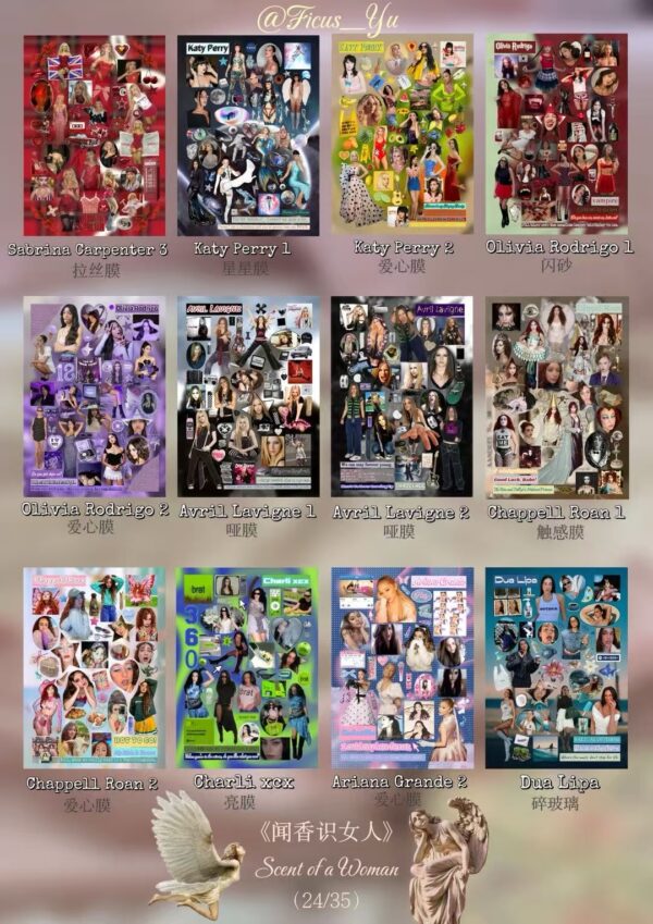 24.scent of a woman sticker book