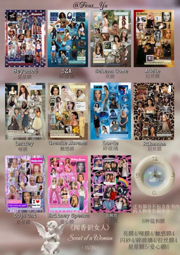 24.scent of a woman sticker book