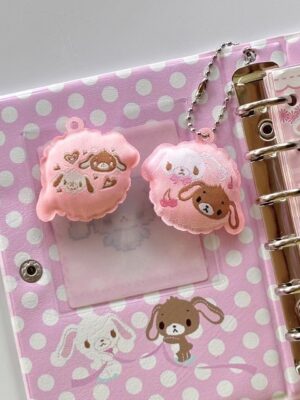 Embroidered squishy pendant