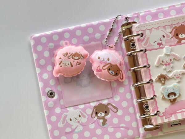 Embroidered squishy pendant