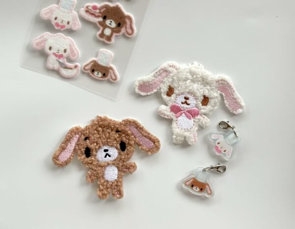 Sweet Bunny Embroidery Patch