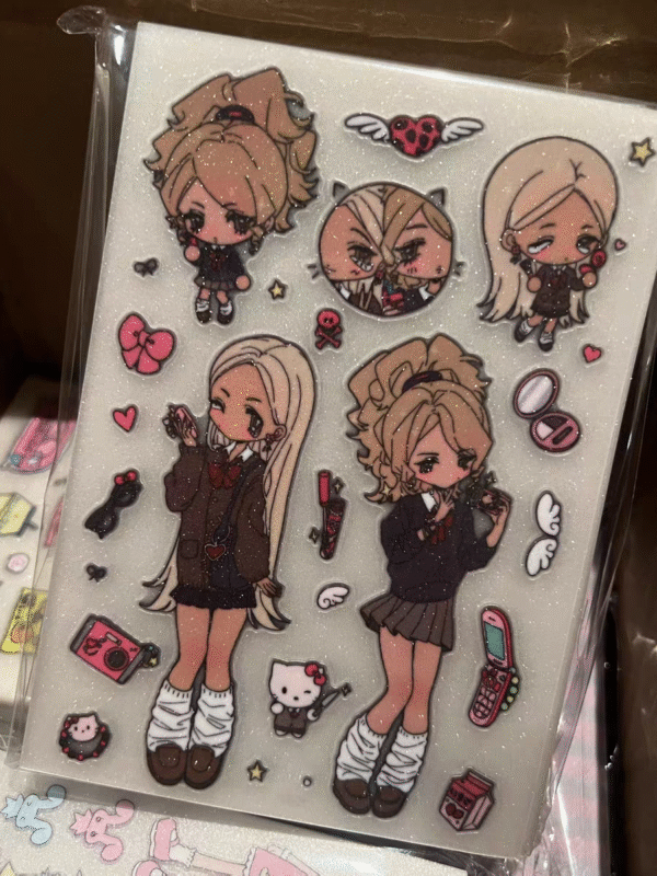 109 Girl Sticker