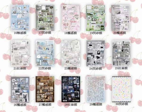 29.Cherry Pit sticker book