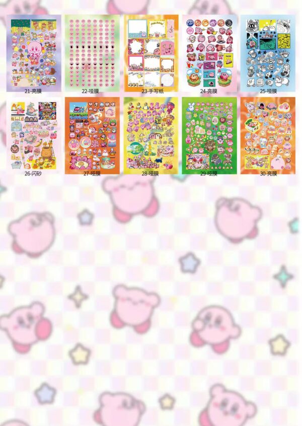 37.Kirby sticker book
