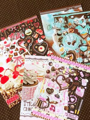 3.ChocolateLove： Sticker Sheet