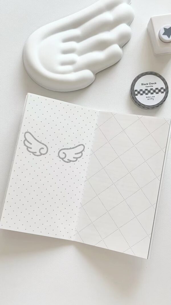 1.Blank Grid Notebook