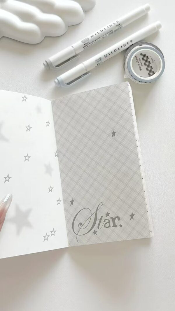 1.Blank Grid Notebook