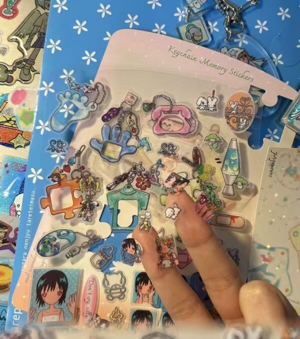 Keychain Memory Stickers