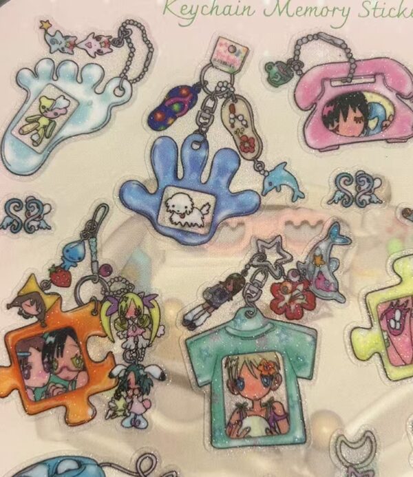 Keychain Memory Stickers