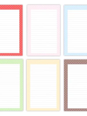 Polka Dot Basic A7 Inner Pages