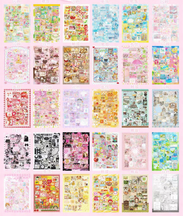 52.Complex Notebook sticker book