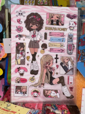 1.European and American single-page stickers.[in stock]