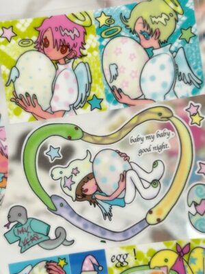 1.European and American single-page stickers.[in stock]