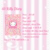 60.Kitty Diary sticker book
