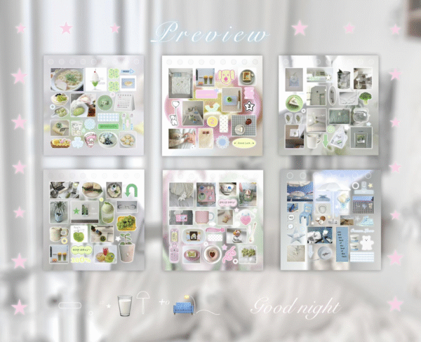 58.Diary of Staying at Home sticker book