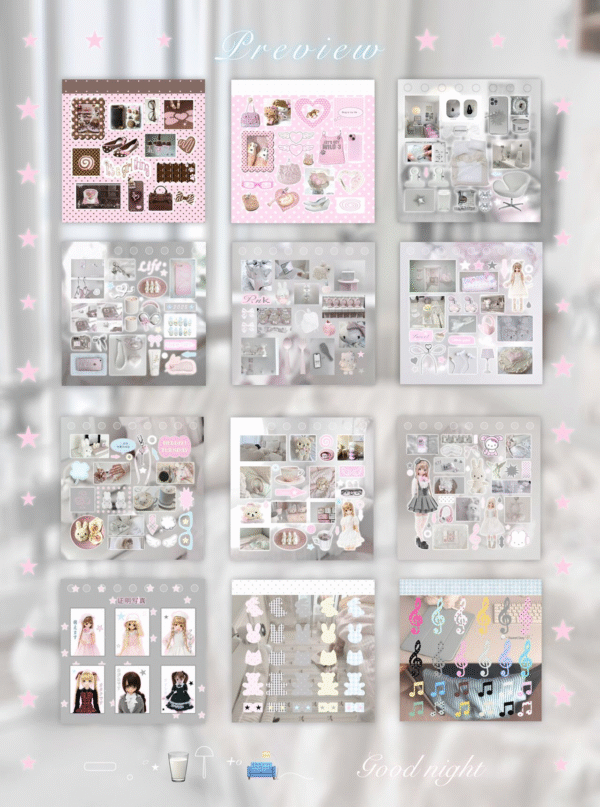 58.Diary of Staying at Home sticker book