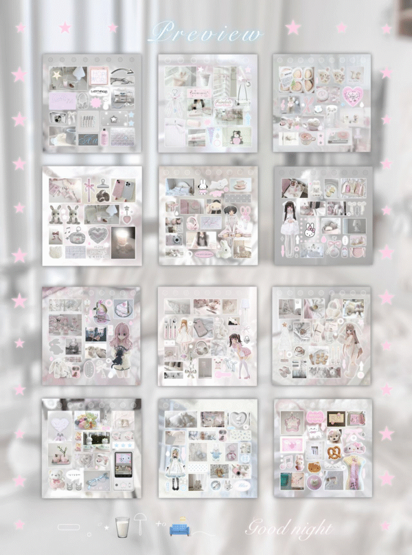 58.Diary of Staying at Home sticker book
