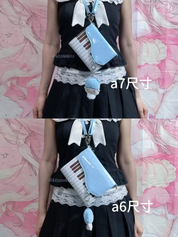 Polka Dot Piano Passport Holder