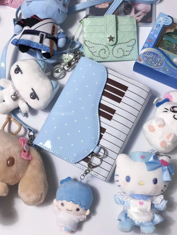 Polka Dot Piano Passport Holder