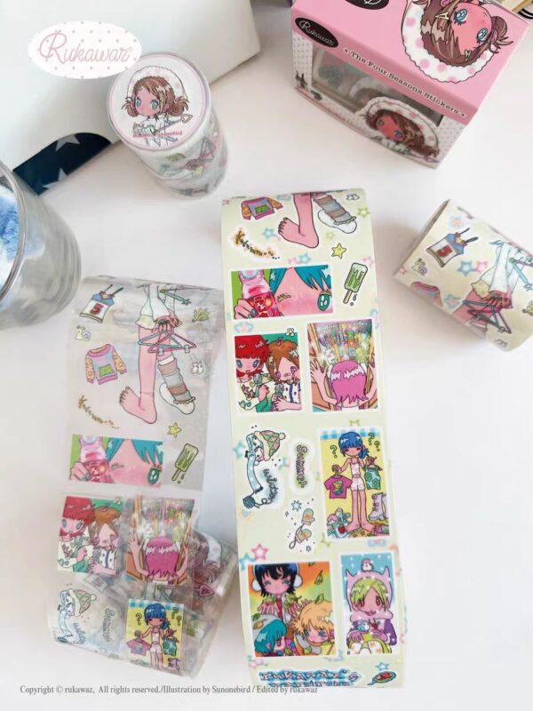 Rukawazcity x Sunonebird Four Seasons Sticker Roll