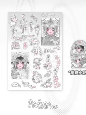 pib1 Bone Spur Sub-Silver Handmade Sticker.5