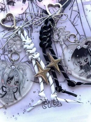 Heart-shaped Keychain & Bag Charm