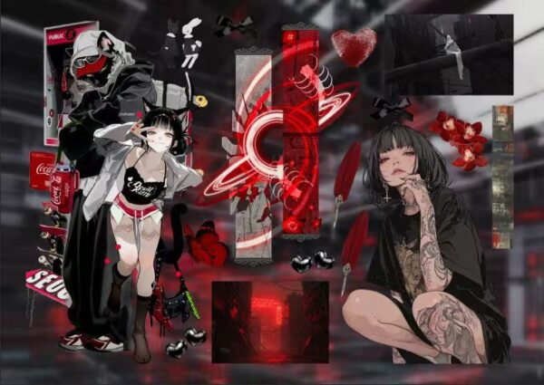 163AL  Sticker Sheet width=