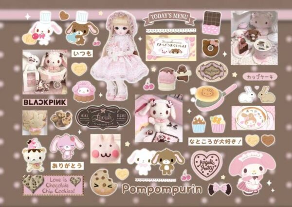 358XX  Sticker Sheet width=