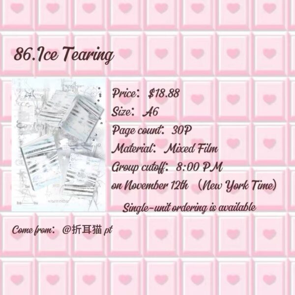 86.Ice Tearing .88