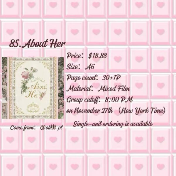 85.About Her .88