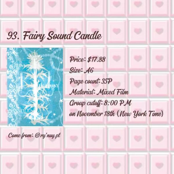 93. Fairy Sound Candle.88