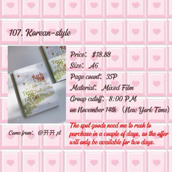 107. Korean-style.88