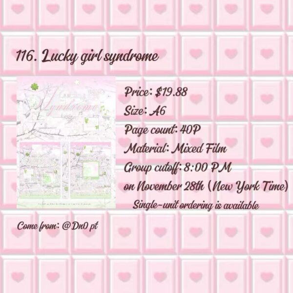 116. Lucky girl syndrome.88