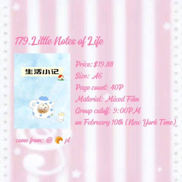 179. Little Notes of Life .88