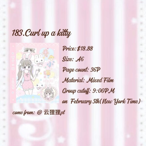 183.Curl up a kitty.88