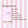 195. Bunny Paw Prints.88