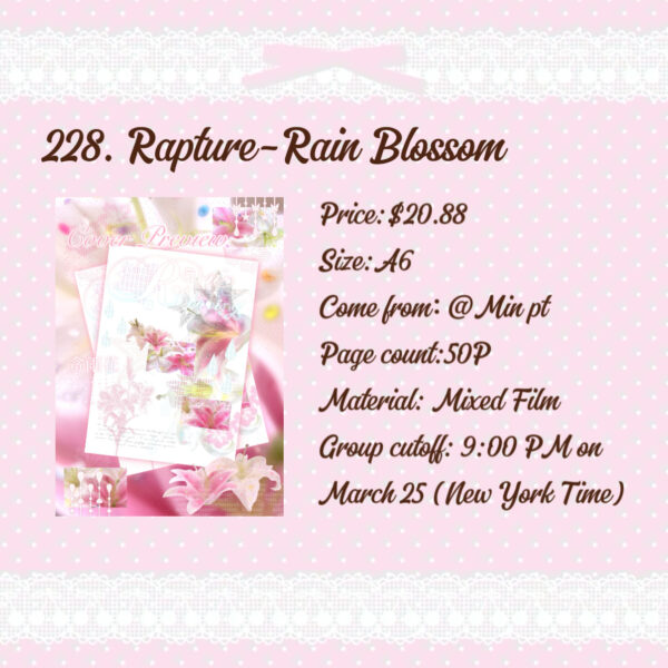228. Rapture-Rain Blossom .88